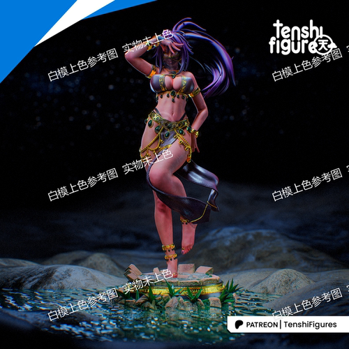 独家gk现货白模死神 四枫院夜一3d打印模型上色练习雕像高颜值