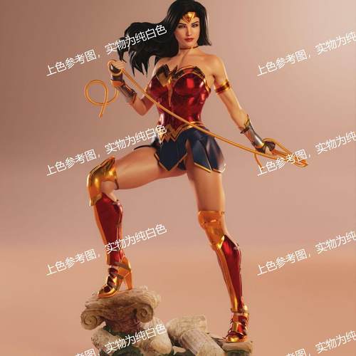 独家gk白模打印模型神奇女侠