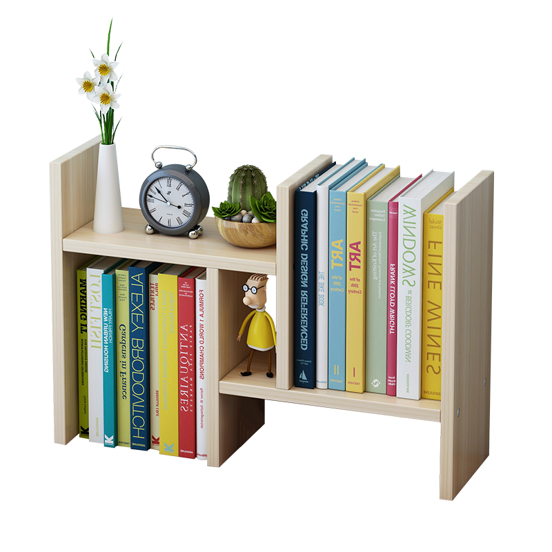 热销书架简易桌上置物架儿童组合书桌面收纳学生宿舍简约办公小型