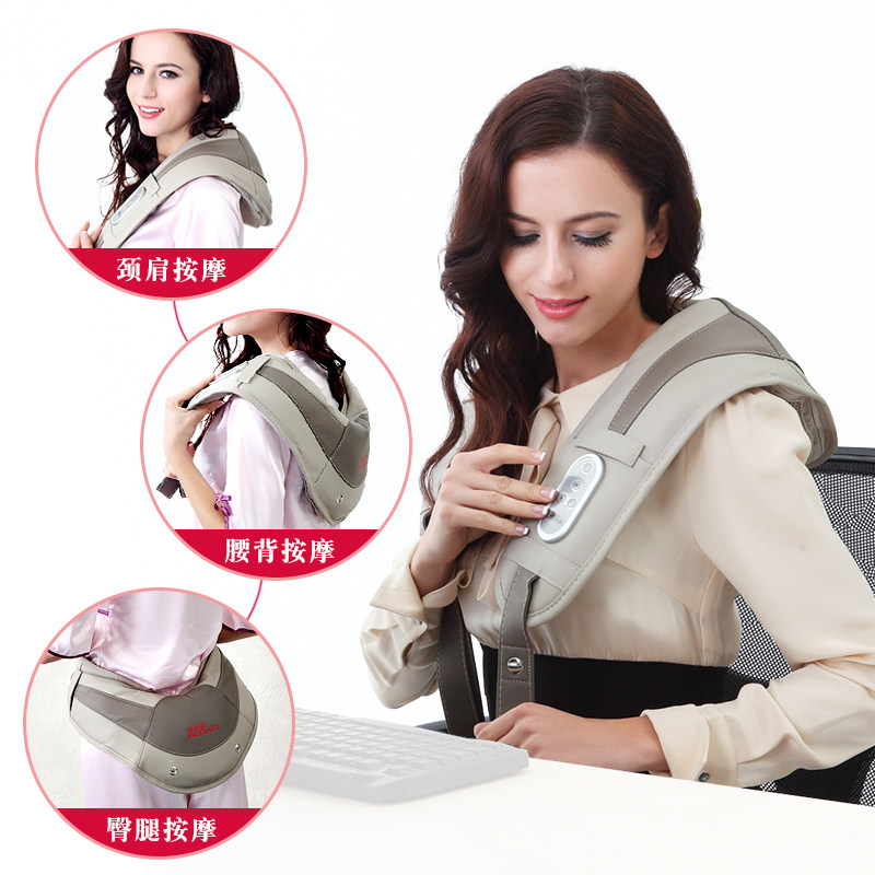 喜来康颈肩肩部肩颈颈椎按摩器肩膀捶打按摩披肩敲敲乐颈部按摩仪