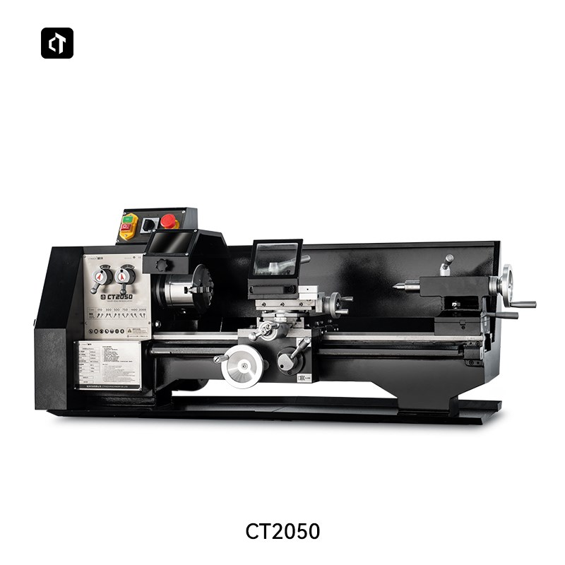 呲铁CT2050台式家用小车床普通小型金属木工车床微型仪表diy机床