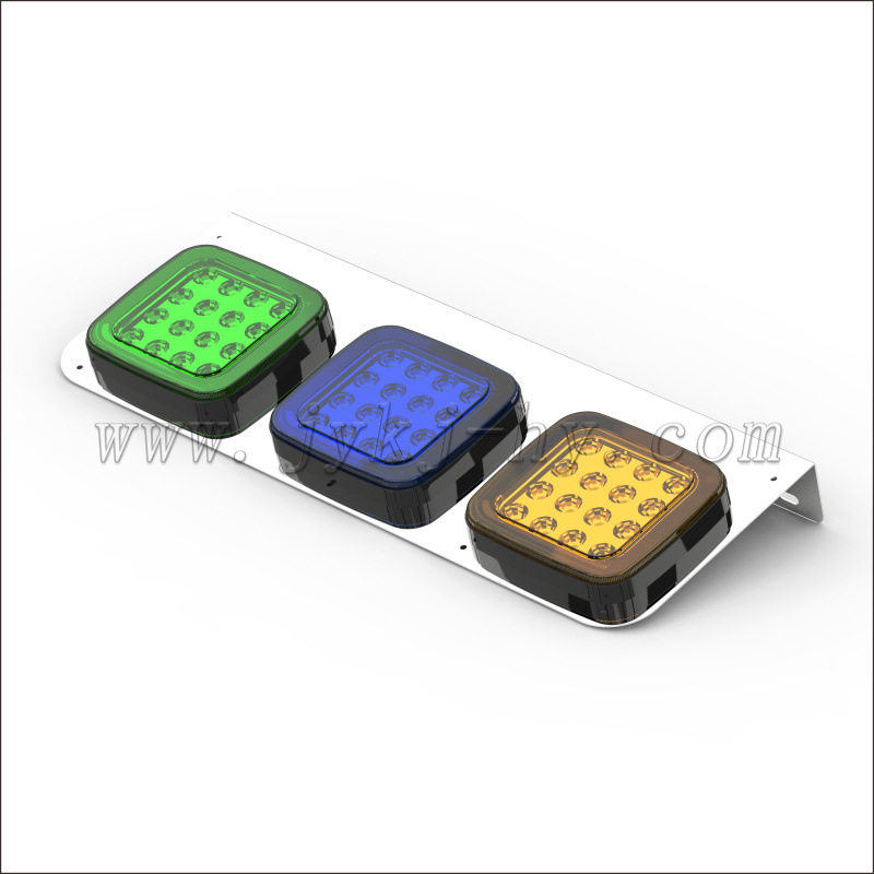 灯具日野卡车后尾灯三格后尾灯24v 日野三网格LED后尾灯