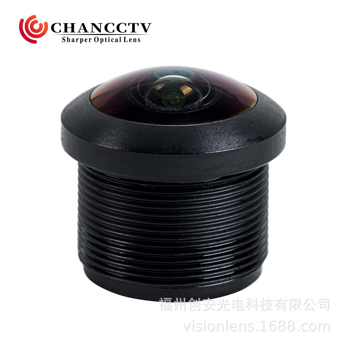 像高3.1mm 0.98mm 225度 M12鱼眼镜头AR AR智能家居双目全景拼接