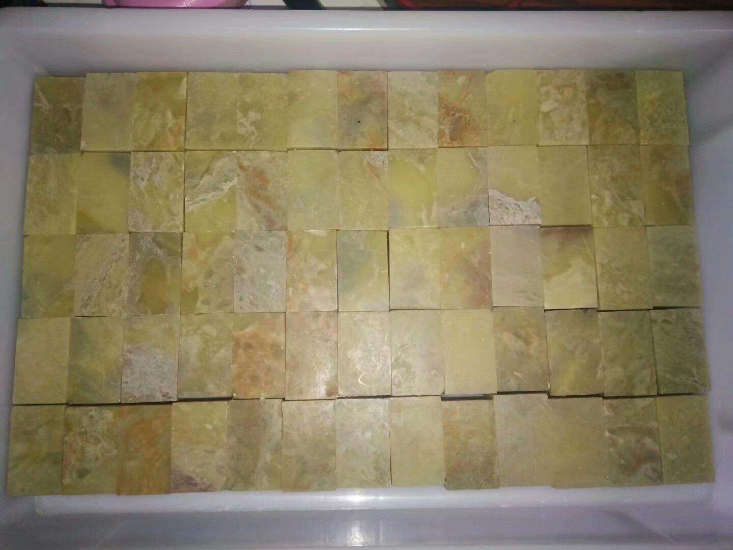 一盒65方2.5*2.5*4CM青田石封门冻料练习章印章石料章料金石篆刻