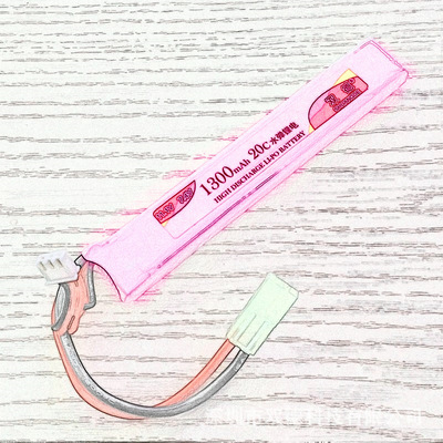 厂家直销 7.4V/1300mAh/20C 聚合物狗电 田宫插 出口版