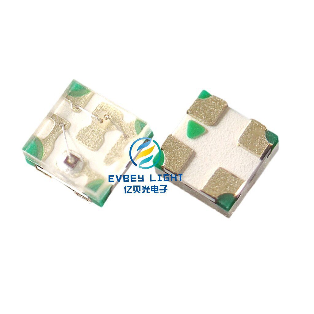 高亮0402RGB全彩红蓝绿三色LED七彩1010RGB 0404共阳 最小RGB灯珠