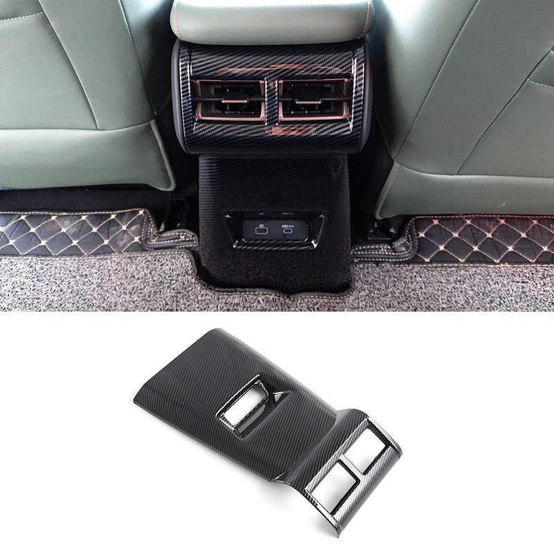 适用于24款奇瑞ICAR 03后排出风口防踢罩装饰框出风口饰条内饰改
