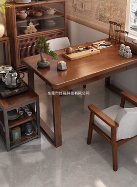 新中式阳台小茶桌客厅办公