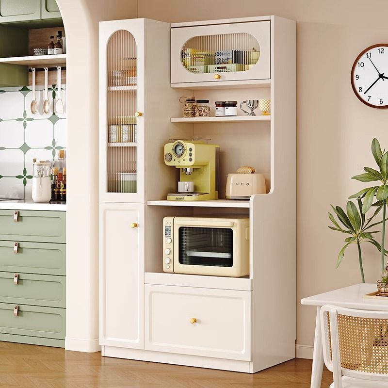 实木餐边柜小户型高柜收纳