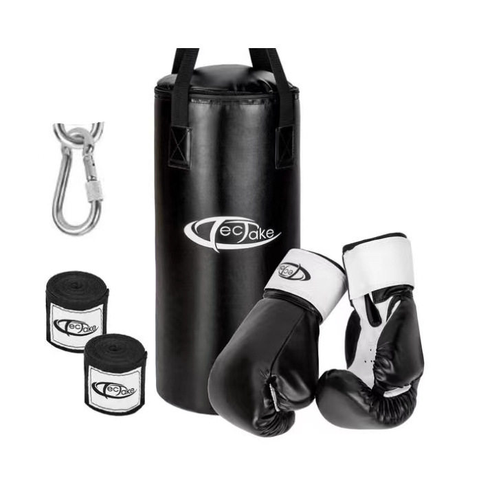 拳击手袋 新款印花拳击手套沙袋套装 吊挂式沙包手套源头厂家