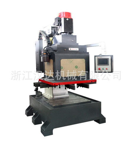 立式全自动伺服电动多头攻丝机 攻牙机厂家SK5213 可定制防护罩