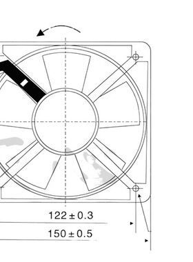 台达 AFC1528DG  DC 28V 1.50A 150x150x50mm 15厘米直流散热风扇