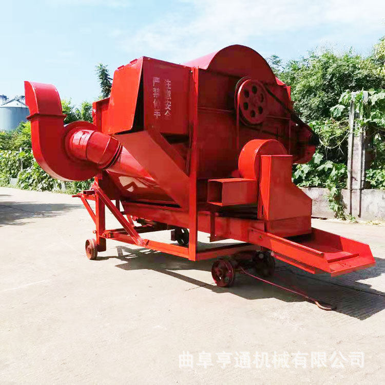 柴油水稻脱粒机 125型打谷机 大豆高粱多功能脱粒机