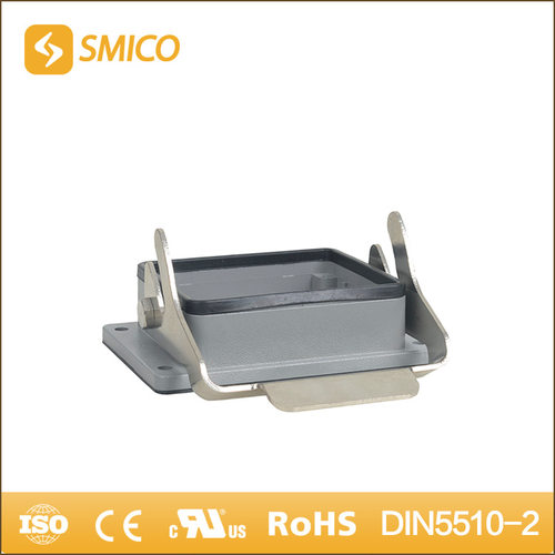 厂家直销 热流道外壳 HARTING重载连接器铝壳H32B-BK-1L开孔安装