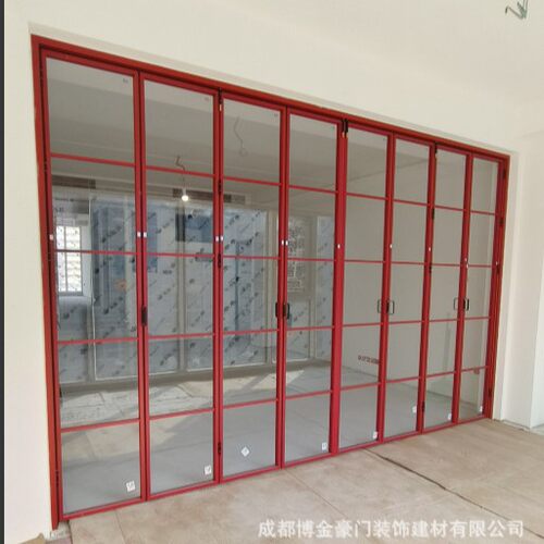 柯布西耶极窄折叠铝合金隔断门