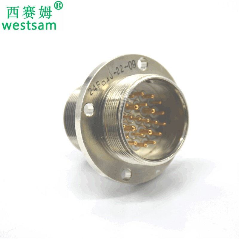 真空密封气密性高压连接器24Fc4J-22-09两端对接航空插头