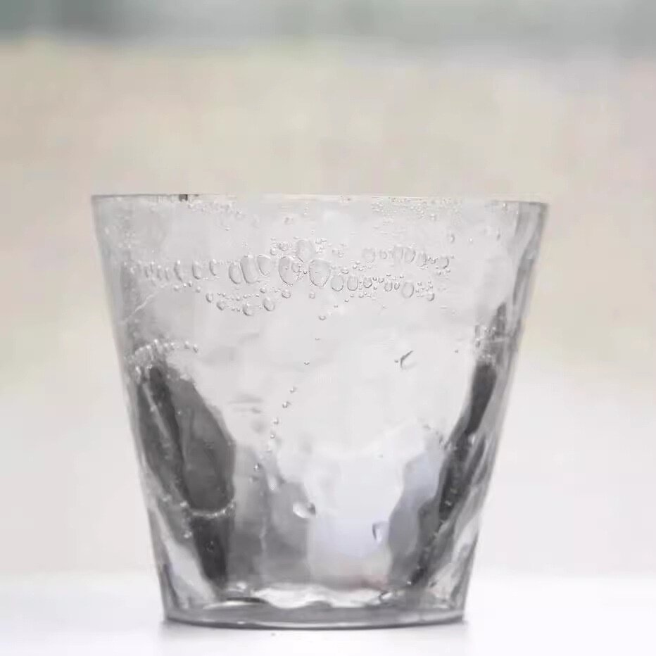 玻心璃语|非白水杯 水晶玻璃杯 手工匠人 创意个性设计茶杯 茶具