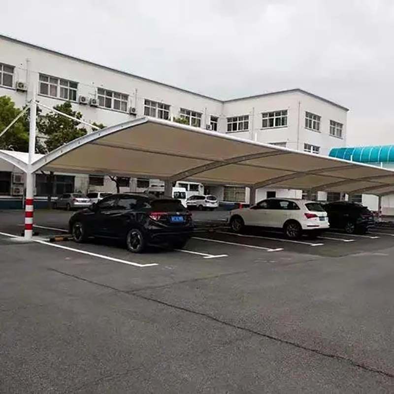 轿车停车蓬室外雨棚 停车棚汽车棚 景观车棚 室外膜结构停车车棚
