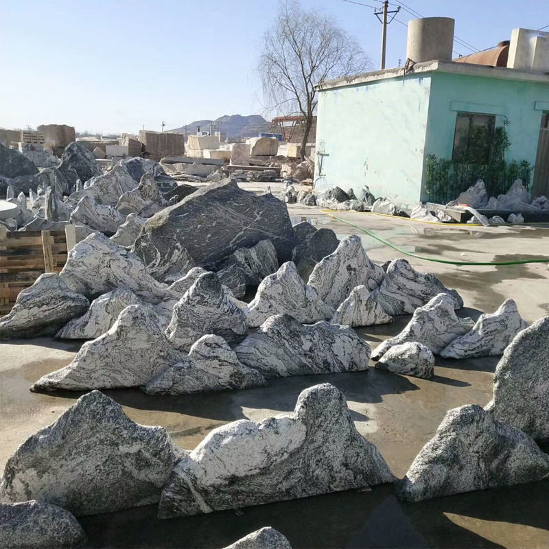 厂家现货园林景观雪浪石切片
