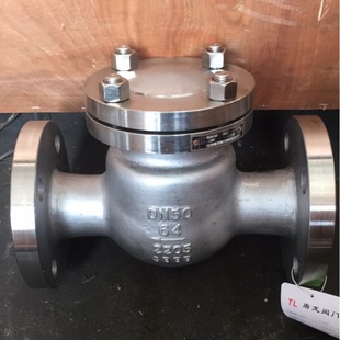 海水止回阀 高压双向钢止回阀 H44W 64P双相不锈钢2205法兰止回阀