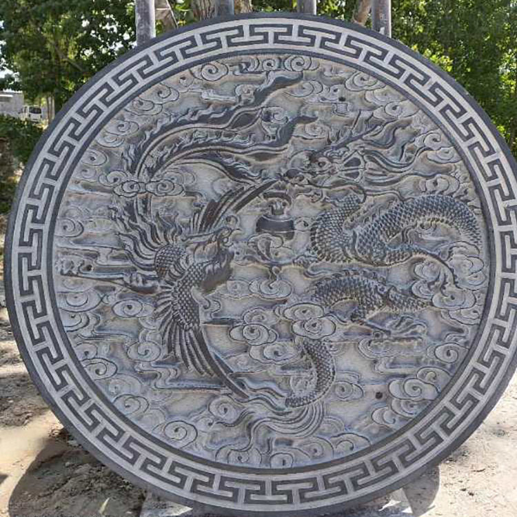 青石石雕花窗 古建筑院墙花窗 仿古中式窗棂 现代图案花窗