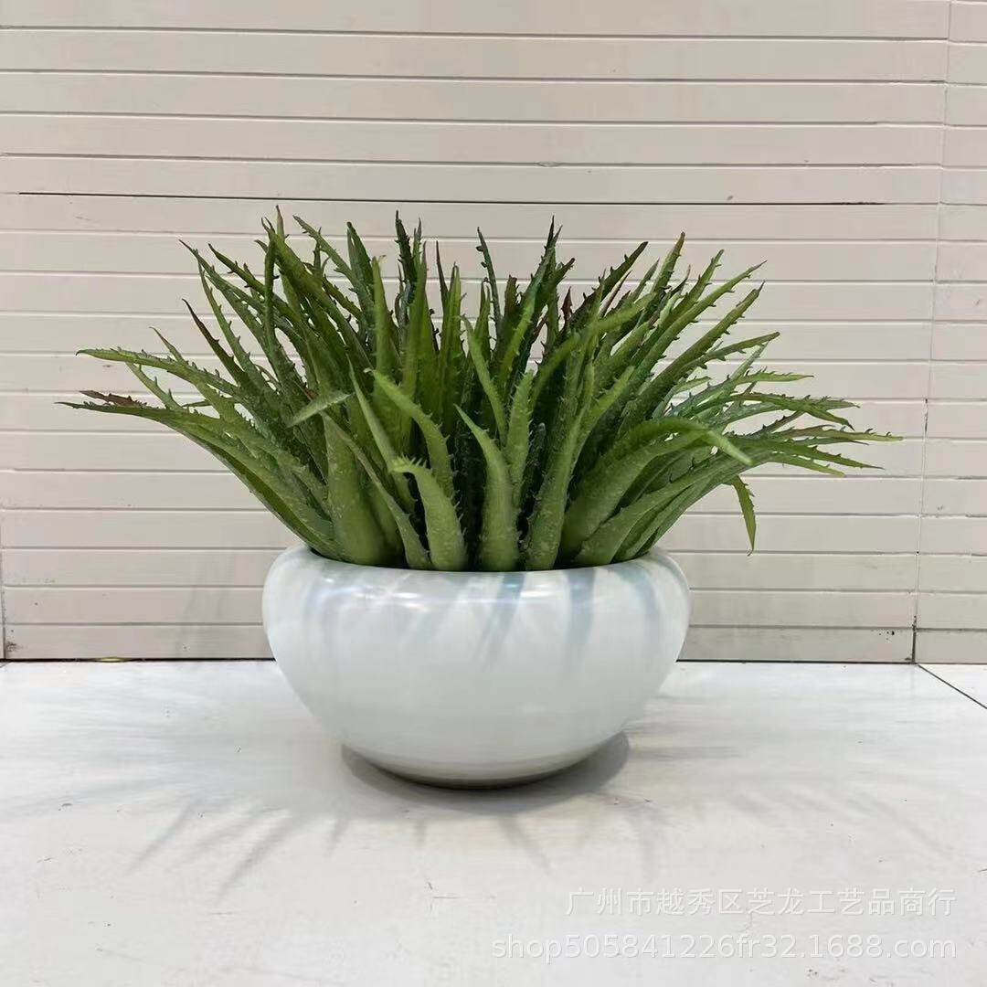 新中式陶瓷花瓶创意台面花盆洽谈桌花器电视柜餐桌摆件装饰品