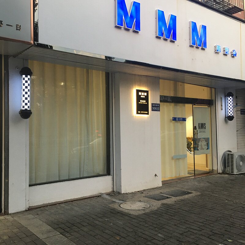 理发店LED旋转发光灯箱