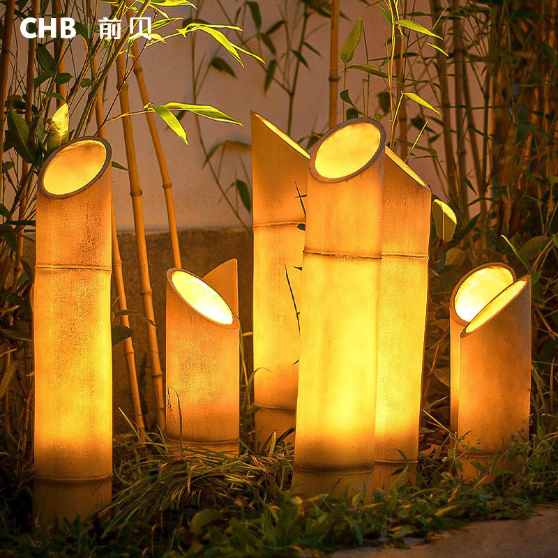 LED仿真竹子户外防水草坪灯