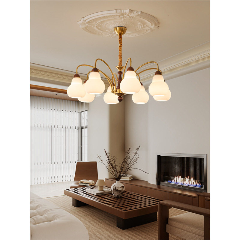 鼎华中古风客厅吊灯法式轻奢高端大厅主灯美式复古高级感餐厅灯具,电子元器件市场,电线扎带/束线带,淘宝优惠券,粉丝福利购,淘宝优惠卷