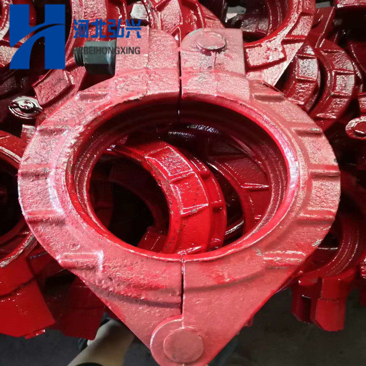 混凝土输送地泵管螺栓管卡 DN80 DN125精铸螺栓管卡 U型卡