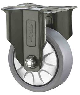 SUPO向荣动力 6寸 中重型 工业 定向 灰色 PP脚轮J05S-04-150-112