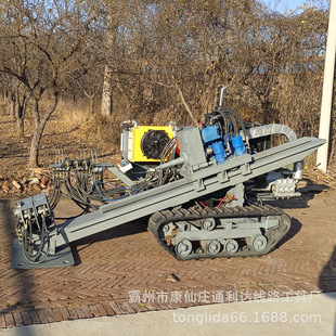 非开挖微型定向钻 16吨过路强推力水平穿越辅管拉管机