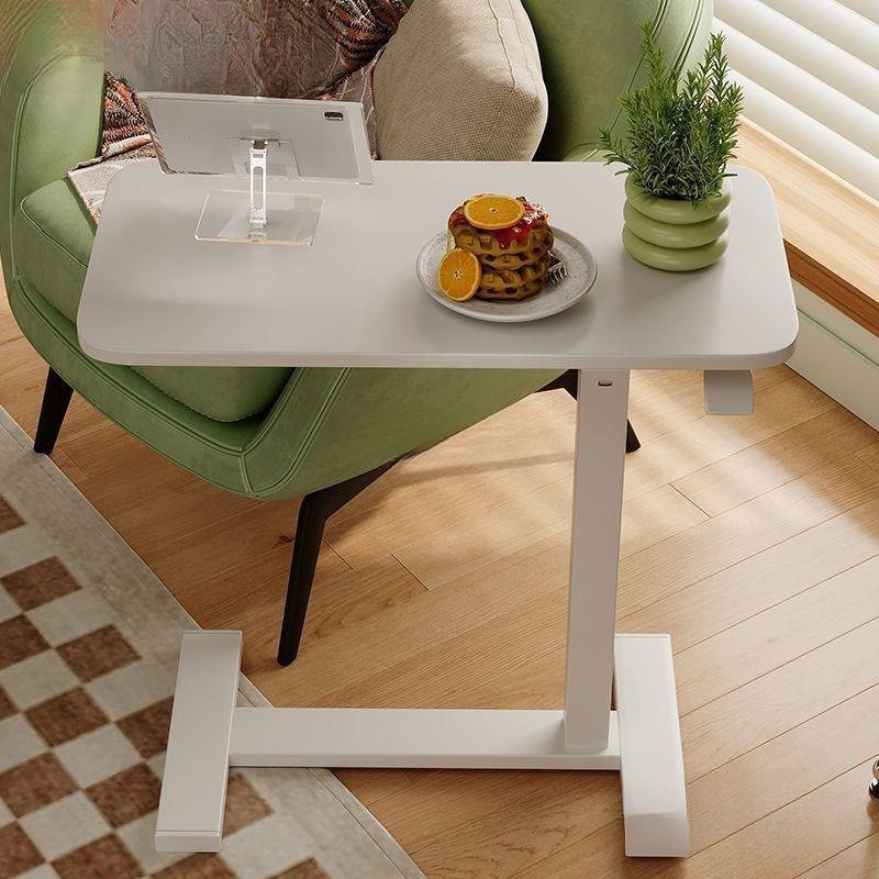 电脑桌可折叠家用站立式升降工作台移动床边办公电脑桌沙发桌边几