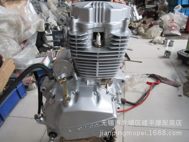 适用光阳四冲程风冷骑士车CG-125CC摩托车引擎/发动机/顶杆机【台