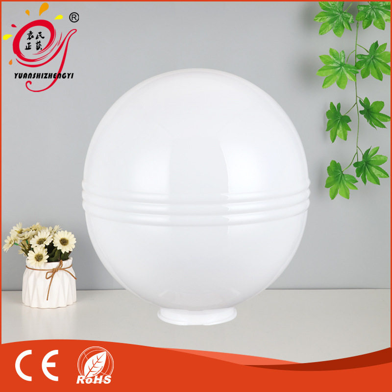 抗UV不易碎户外中华景观灯亚克力三线球形路灯灯罩H500*D480mm
