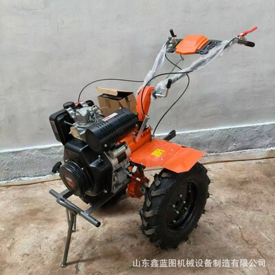 水旱两用山地开荒耕地机厂家直销 汽柴油犁田破土多功能微耕机