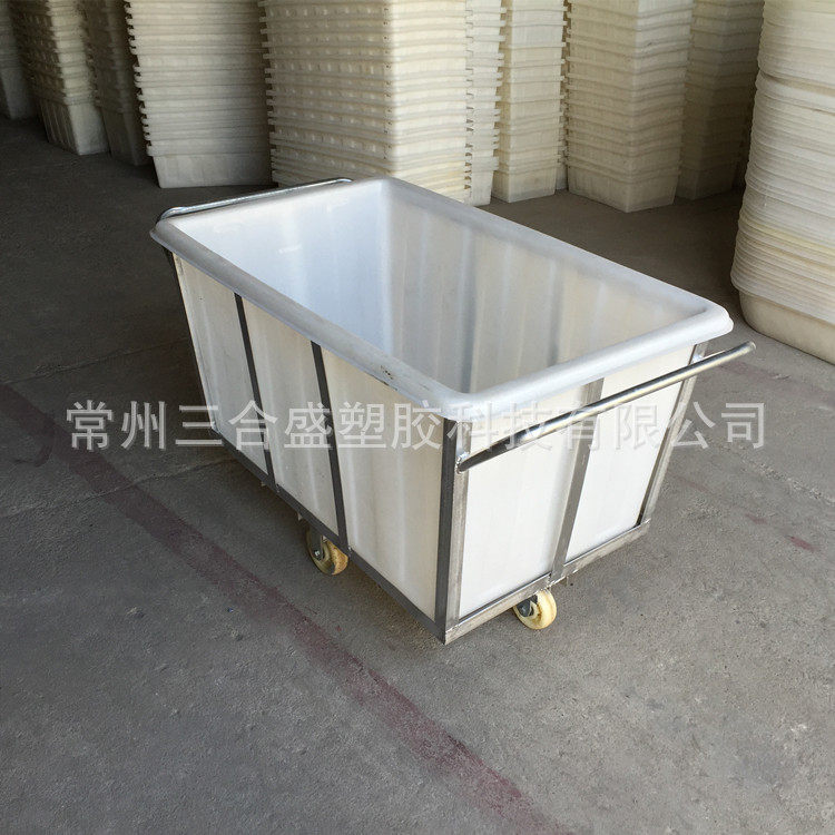 南通方型水箱500L塑料方桶 小型中转落纱桶 LLDPE棉条桶 规格齐全