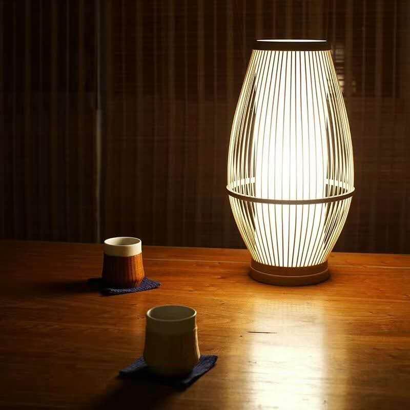 中式田园风竹艺吊灯餐厅民宿火锅店仿古艺术酒店装饰竹编竹艺吊灯