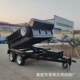 1500 2吨后翻自卸多功能小拖车 厂区货物运输自卸挂车2400 600