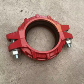 矿用卡箍接头 10.MPa 公称压力1.0 KRJ133型卡箍式 柔性肩型接头