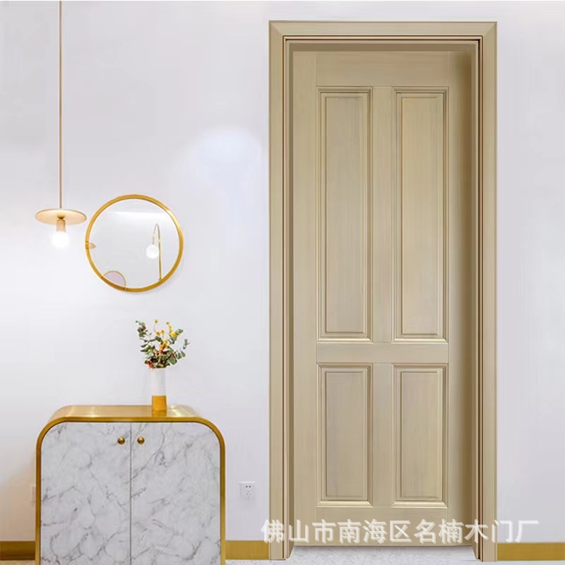 新中式室内门原木门实木门入户门卧室门厨房门卫生间门木门厂家