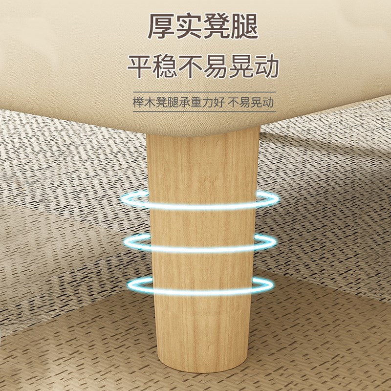 沙发懒人脚踏家用客厅沙发延长凳子搁脚凳方形换鞋凳睡觉放腿神器