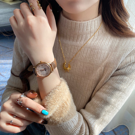 白色毛衣女秋冬季2023新款加绒加厚打底衫内搭保暖针织半高领上衣