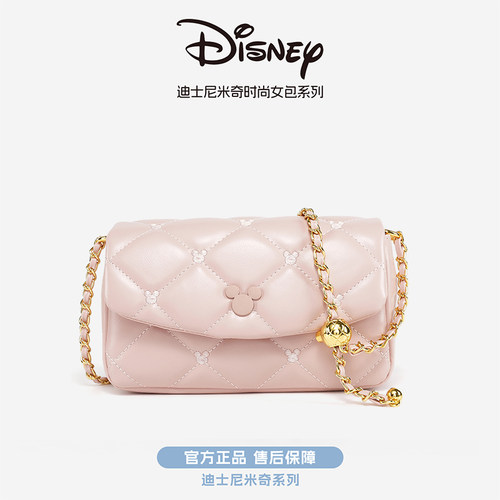 迪士尼正品链条小金球斜挎小方包