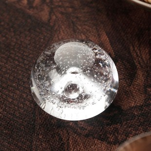 茶道盖置禅意琉璃紫砂壶盖托茶宠摆件玻璃盖碗茶壶盖子搁置架香插