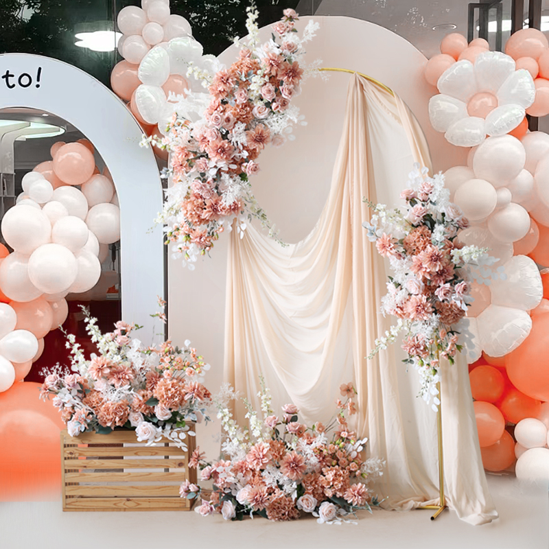 婚庆背景花艺花架套装组合花卉定制结婚迎宾假花道具布场花排摆花