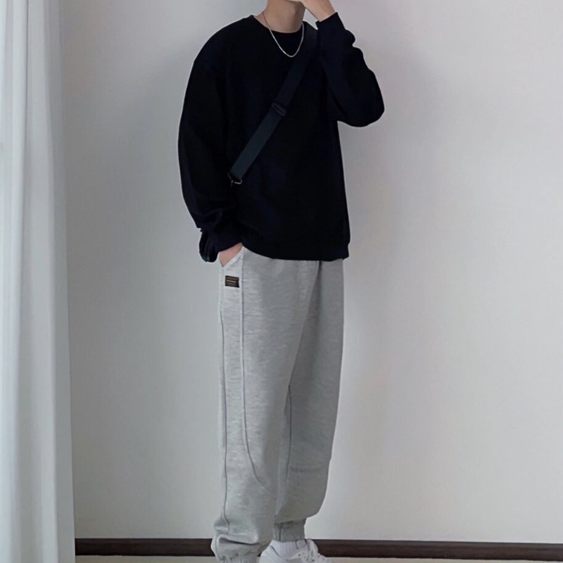 男装高级感穿搭套装秋季新款衣服衬衫外套男生初秋日杂风穿搭裤子