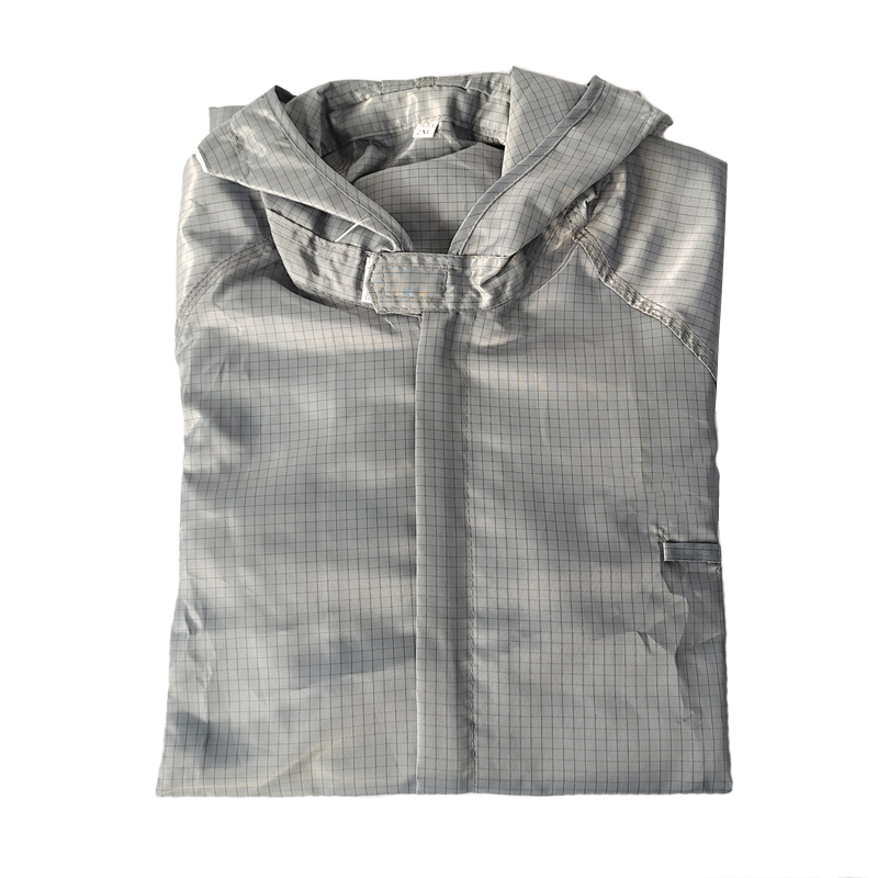 防护服喷漆汽车油漆粉尘工作服连体带帽防尘衣碳纤维导电丝抗静电