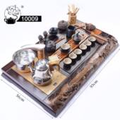 100花梨茶盘家用套装 客厅办烧公室泡茶茶台水壶FDN入式 实木茶嵌木