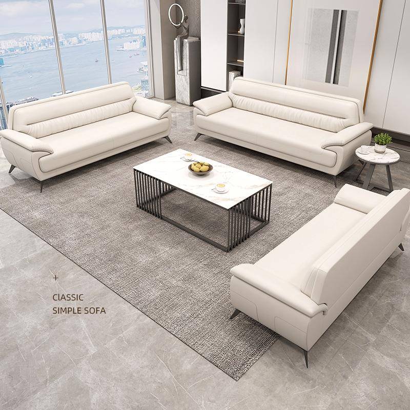 办公BGSF-05室沙发休闲待务简商约现代大气接休息区茶几组合套装